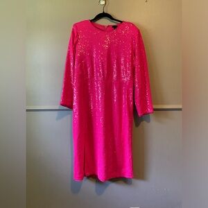 Torrid Pink Sequin Dress